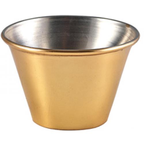 Ramekin - Stainless Steel - Gold Plated - 11cl (4oz)