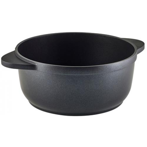 Casserole - Round - Non-Stick Cast Aluminium - Black - 4.4L (155oz)