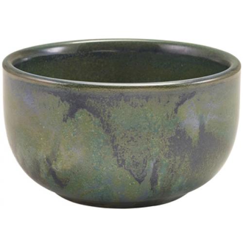 Round Bowl - Terra Porcelain - Aqua Green - 12.5cm (5&quot;) - 50cl (17.5oz)