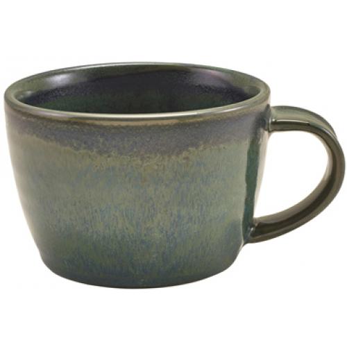 Beverage Cup - Bowl Shaped - Terra Porcelain - Aqua Green - 22cl (7.75oz)