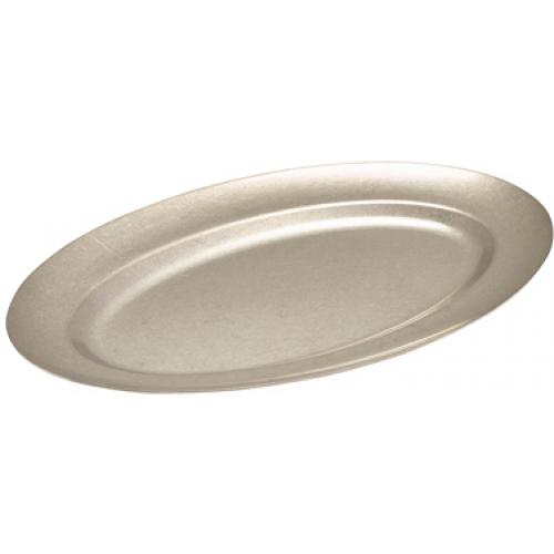 Platter - Oval - Vintage Steel - 35cm (13.75&quot;)