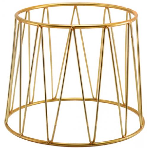 Crown Buffet Riser - Anti-Slip Coated - Round - Gold - 20cm (8&quot;)