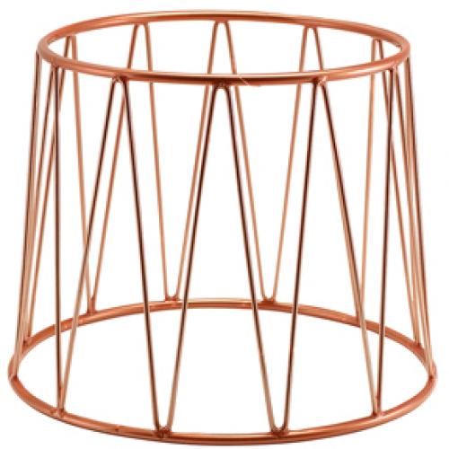 Crown Buffet Riser - Anti-Slip Coated - Round - Copper - 20cm (8&quot;)