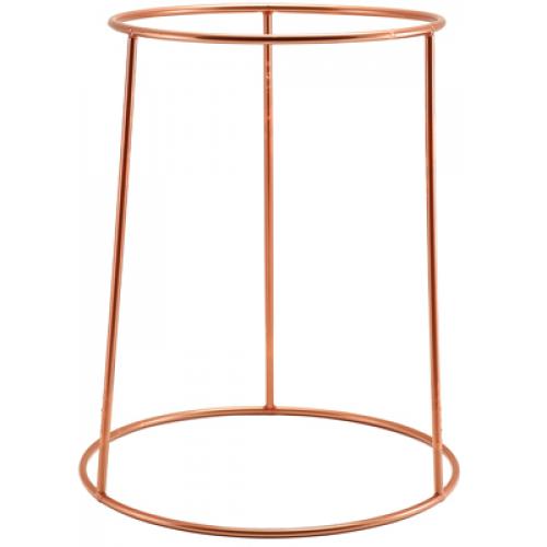 Buffet Riser - Anti-Slip Coated - Round - Copper - 30cm (11.75&quot;)