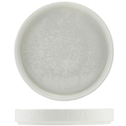 Presentation Plate - Low Profile - Incise Porcelain - Lucine - 18cm (7&quot;)