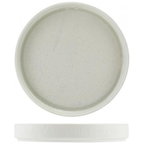 Presentation Plate - Low Profile - Incise Porcelain - Lucine - 20cm (7.75&quot;)