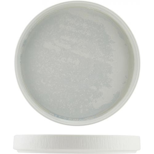 Presentation Plate - Low Profile - Incise Porcelain - Lucine - 25cm (9.75&quot;)
