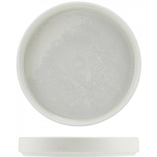 Presentation Plate - Low Profile - Incise Porcelain - Lustre - 18cm (7&quot;)