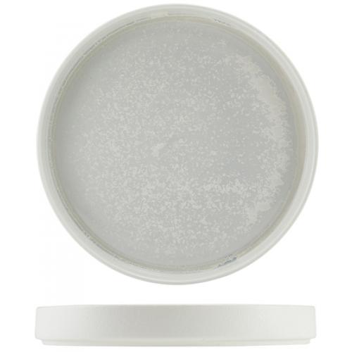 Presentation Plate - Low Profile - Incise Porcelain - Lustre - 25cm (9.75&quot;)