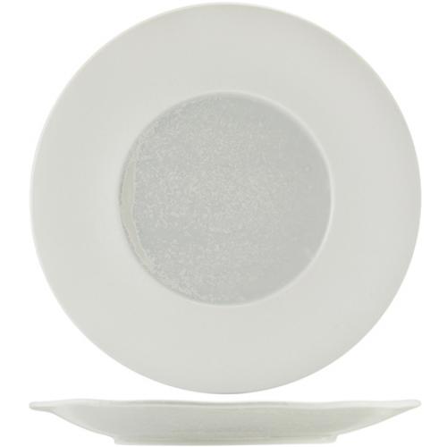 Winged Plate - Incise Porcelain - Lustre - 31cm (12.25&quot;)