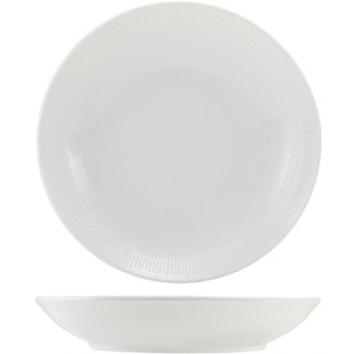Coupe Bowl - Incise Porcelain - Solara - 25.5cm (10&quot;) - 1.2L (42oz)