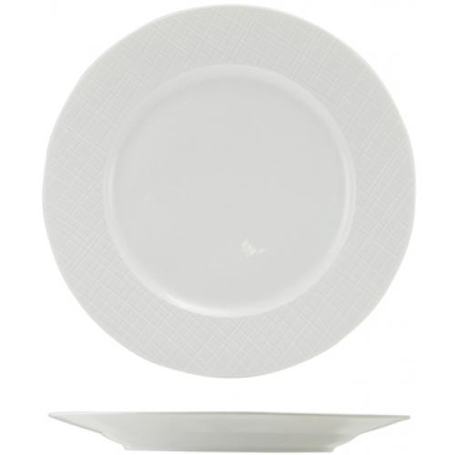 Winged Plate - Incise Porcelain - Lavara - 23cm (9&quot;)