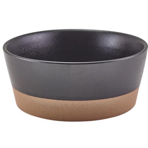 Conical Bowl - Stoneware - Kava - Black - 15.5cm (6&quot;) - 72cl (25.25oz)