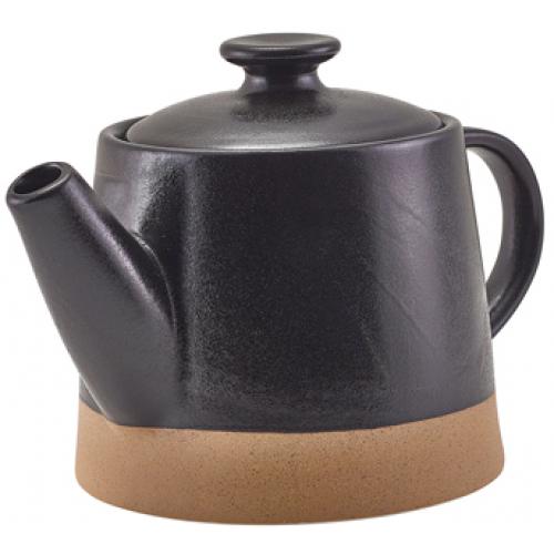 Teapot - Stoneware - Kava - Black - 48cl (17oz)