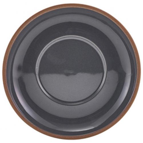 Saucer - Stoneware - Kava - Dark Grey - 16cm (6.25&quot;)