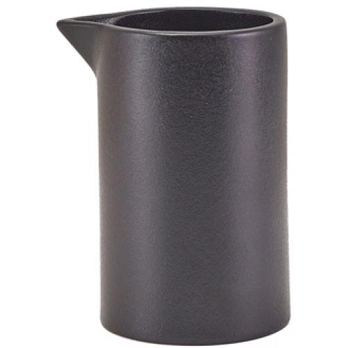 Jug - Straight Sided - Forge Stoneware - Black - 10cl (3.5oz)