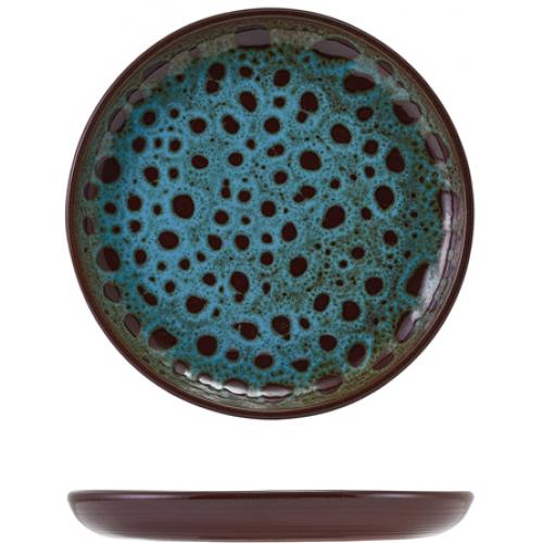 Round Plate - Terracotta - Sabrosa - Sky - 19.5cm (7.75&quot;)