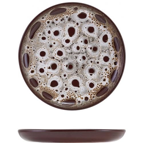 Round Plate - Terracotta - Sabrosa - Luna - 19.5cm (7.75&quot;)