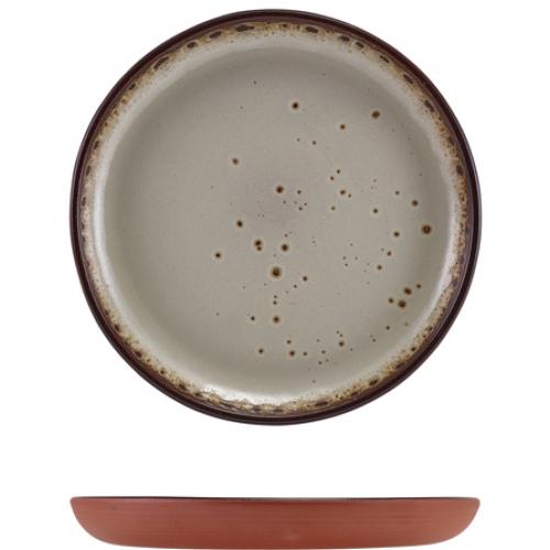 Round Plate - Terracotta - Sabrosa - Stone - 19.5cm (7.75&quot;)
