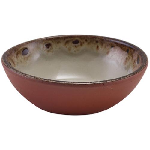 Round Bowl - Terracotta - Sabrosa - Stone - 11cm (4.25&quot;) - 18cl (6.25oz)