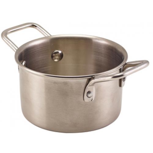 Casserole - Mini - Round - Stainless Steel - 36cl (12.75oz)