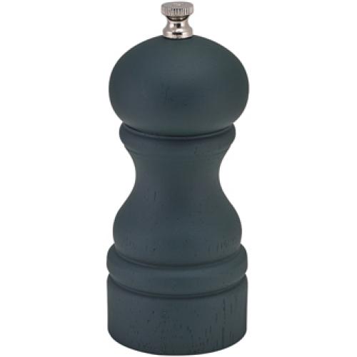 Salt or Pepper Mill - Dark Green - Wood - 13cm (5&quot;)
