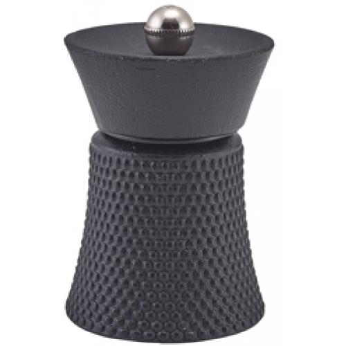 Salt or Pepper Mill - Black - Cast Iron - 8cm (3&quot;)