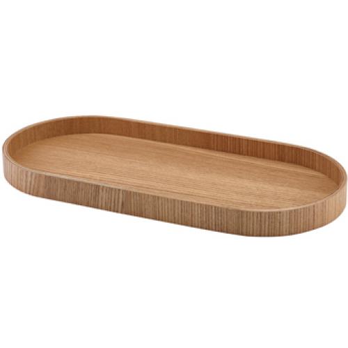 Tray - Oval - Light Wood Veneer - 35cm (13.75&quot;)