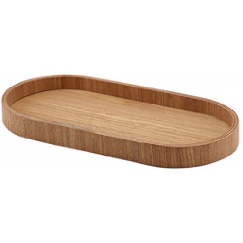 Tray - Oval - Light Wood Veneer - 23cm (9&quot;)