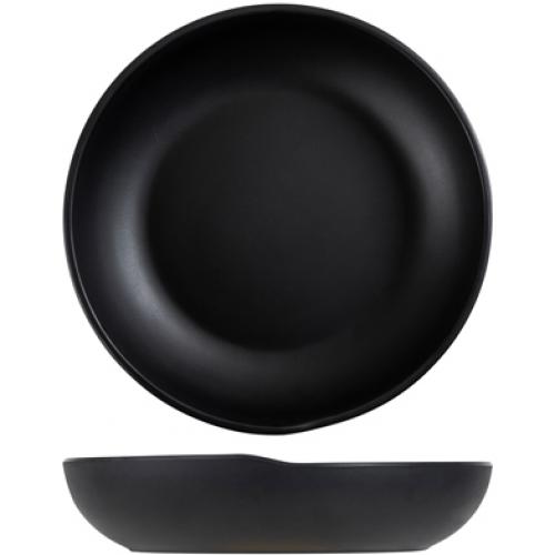 Coupe Bowl - Melamine - Copenhagen - Black - 24.5cm (9.6&quot;) - 1.6L (56.25oz)
