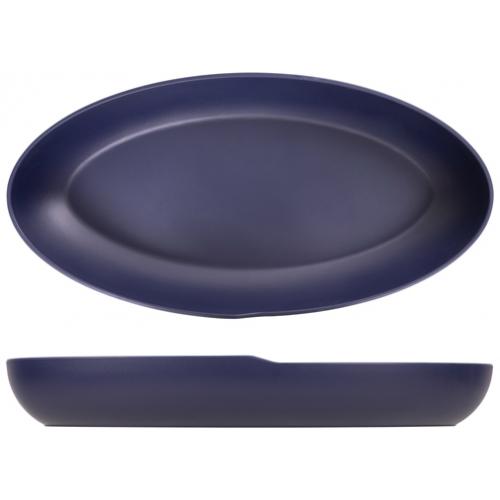 Dish - Oval - Deep - Melamine - Copenhagen - Denim Blue - 55cm (21.75&quot;) - 6L (211oz)