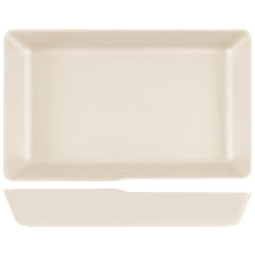 Dish - Rectangular - Deep - Melamine - Copenhagen - White - GN 1/1 - 9L (317oz)