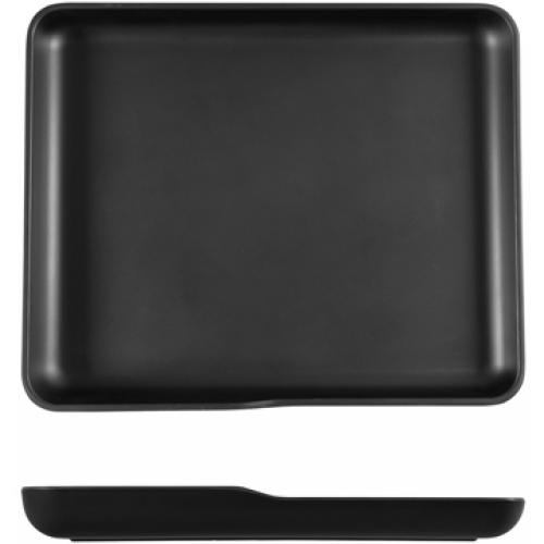 Platter - Rectangular - Melamine - Copenhagen - Black - GN 1/2