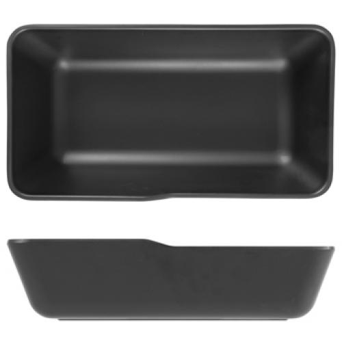 Dish - Rectangular - Deep - Melamine - Copenhagen - Black - GN 1/3 - 3L (105.5oz)
