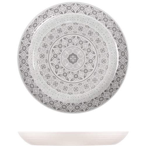 Round Bowl - Melamine - Marrakesh - White - 38cm (15&quot;) - 3.5L (123oz)