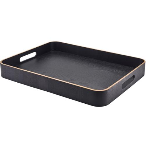 Serving Tray - Butlers - Oblong - Wood Veneer - Black - 50cm (19.75&quot;)