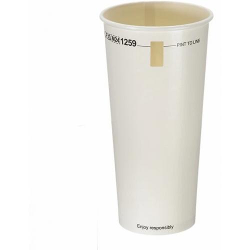 Paper Cup - Cold Drink - With Window - Aqueous Lined - 23oz (65cl) - 90mm dia