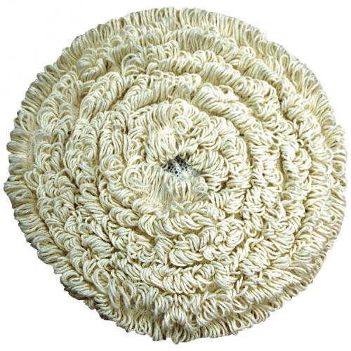 Carpet Cleaning Spin Bonnet Floor Mop - White - 43cm (17&quot;)