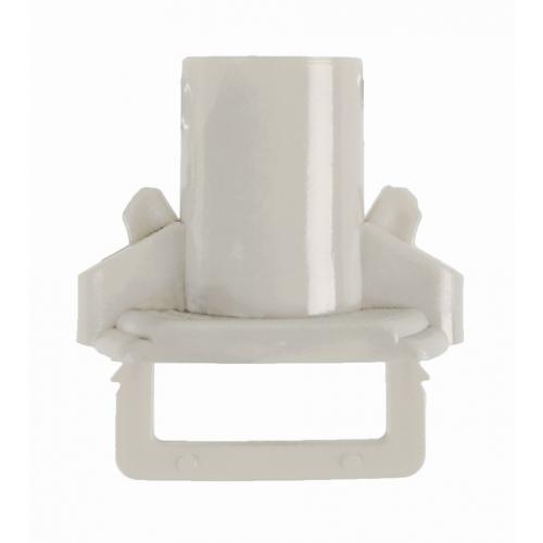 Recharge Socket & Clip - White