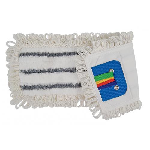 Flat Loop Edged Mop Head with Colour Code Tags - Speedy - 40cm (15.75&quot;)