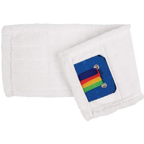 Flat Mop Head with Colour Coded Tags - Microfibre - Speedy - 45cm (17.75&quot;)