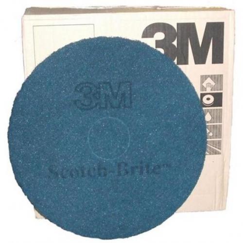 Floor Pad - Scotch-Brite&#8482; - Premium - Blue - 25.4cm (10&quot;)