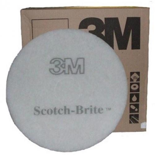Floor Pad - Scotch-Brite&#8482; - Premium - White - 40cm (16&quot;)