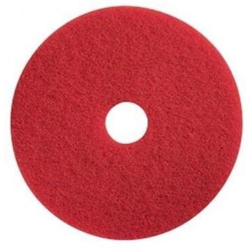 Floor Pad - Scotch-Brite&#8482; - Red - 20.25cm (8&quot;)