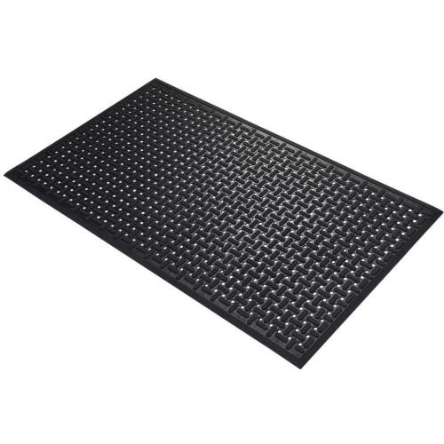 Workplace Entrance Mat - Rubber - K-Mat - Black - 150cm (59&quot;)