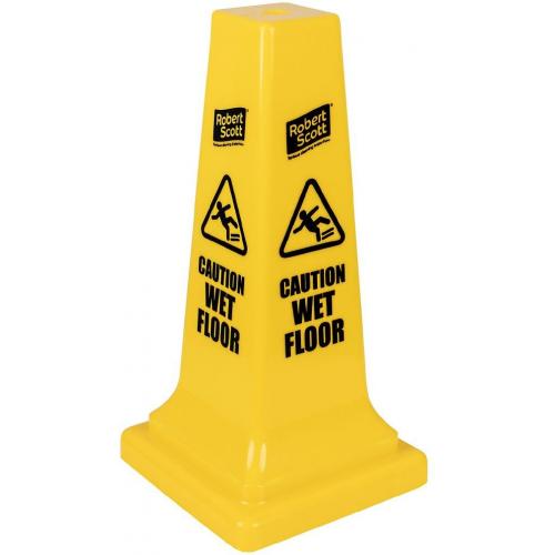 Eco Wet Floor Sign - Tall Safety Cone - 54cm (21.25&quot;)