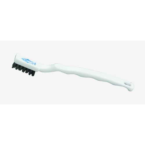 Niche Brush - Stainless Steel Bristles - White