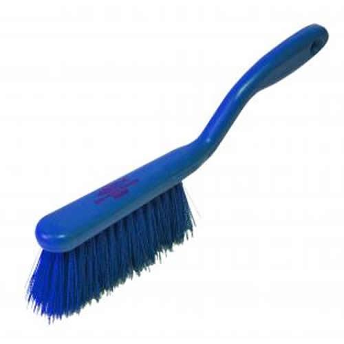 Hand Brush - Polyester Bristle - Medium Stiff - Professional - Blue - 31.7cm (12.5&quot;)