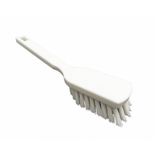 Utility Brush - Long Handle - Stiff - White - 24cm (9.5&quot;)