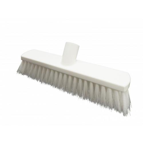 Sweeping Brush Head - Soft Crimped Fill - White - 28cm (11&quot;)